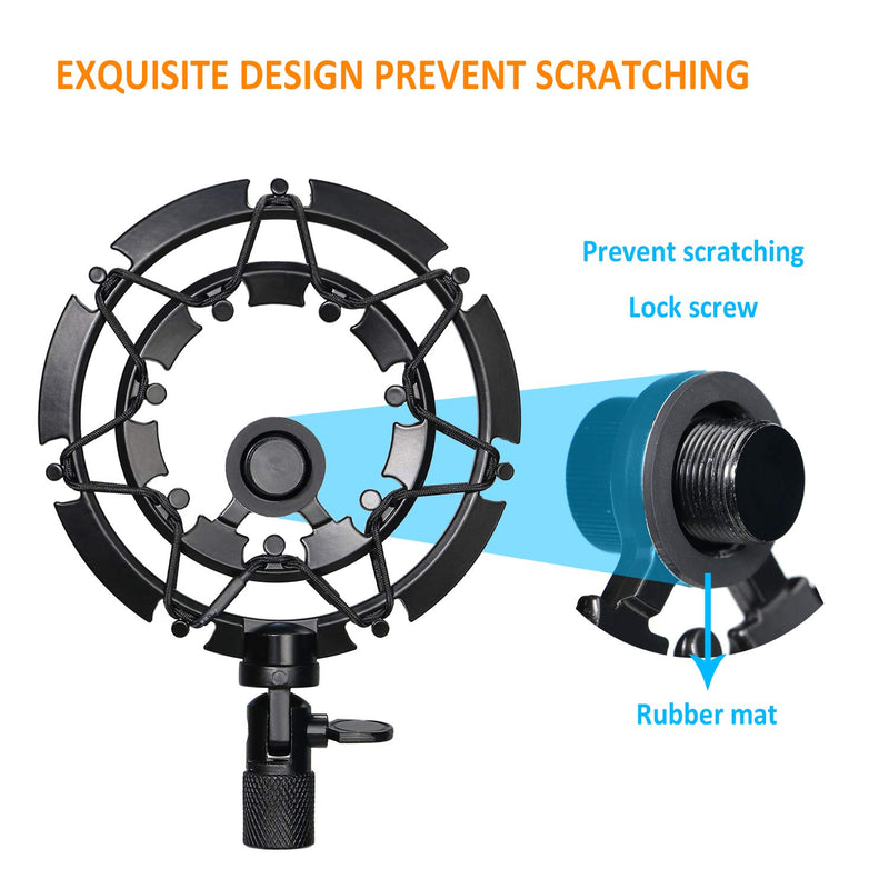 Razer Seiren Mini Shock Mount and Pop Filter Matching Boom Arm Mic Stand, Suitable for Razer Seiren Mini Mic by YOUSHARES