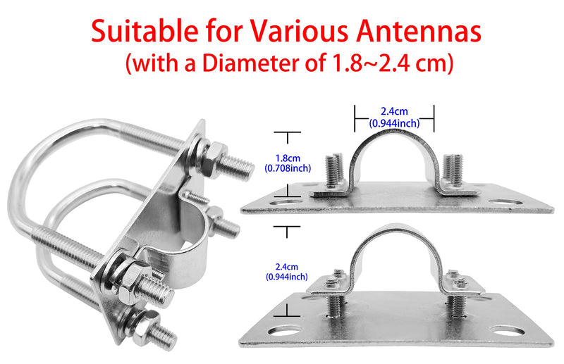 1090MHz 978MHz Dual Band ADS-B Antenna N-Type Female Outdoor 5dBi Fiberglass Antenna + 10ft N-Male to SMA-Male Extension Cable Antenna&10ft-Cable