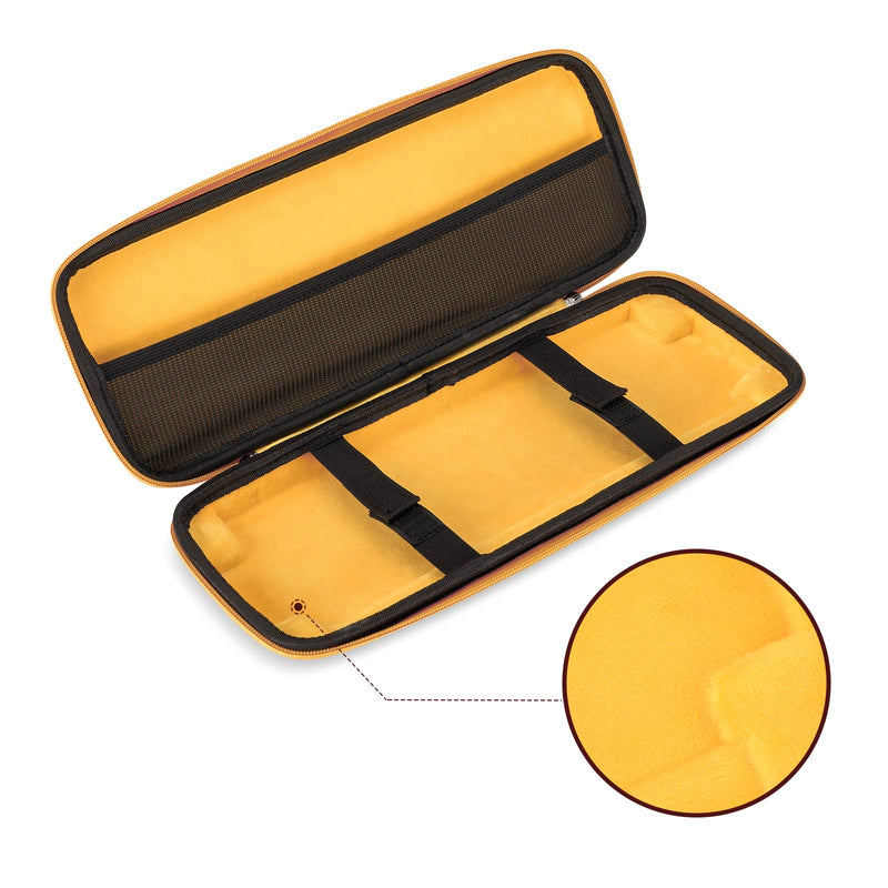KEMOVE X DIERYA Keyboard Travel Case, Hard EVA Sleeve Carrying Cover Bag for 65% 60% Wireless Bluetooth Mechanical Gaming Keyboard (14.2'' X 5.7'' X 2'')