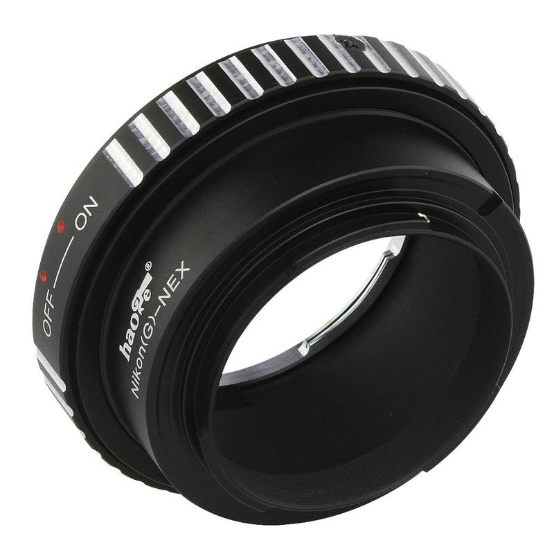 Haoge Lens Mount Adapter for Nikon G/F/AI/AIS/D Mount Lens to Sony E Mount NEX Camera as a3000 a3500 a5000 a5100 a6000 a6400 a6500 A7 A7R A7S A7II A7RII A7SII A7III A7RIII A9 VG20 VG30 FS700 FS7 FS5