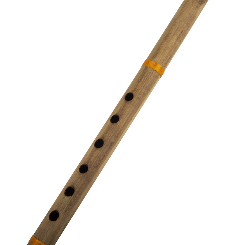 Unique Birthday Gift Ideas 17 Inch Authentic Indian Wooden Bamboo Flute in 'G' Key Fipple Woodwind Musical Instrument Recorder Traditional Bansuri Hand Crafted Novelty Gifts Him Her