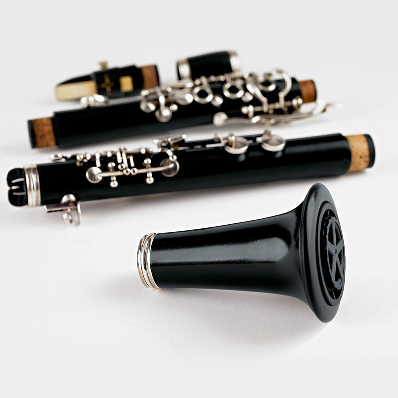K&M - König & Meyer 15228.000.55 Clarinet In-Bell Portable Stand -  Lightweight with 5 Leg Folding Base - Fits A and B Clarinets - Stable Secure Base -  Professional Grade - Made in Germany - Black
