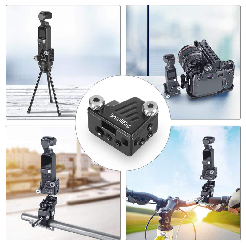 SMALLRIG Cage Base Mount for DJI Osmo Pocket Gimbal Stabilizer with Mounting Threads – CSD2321