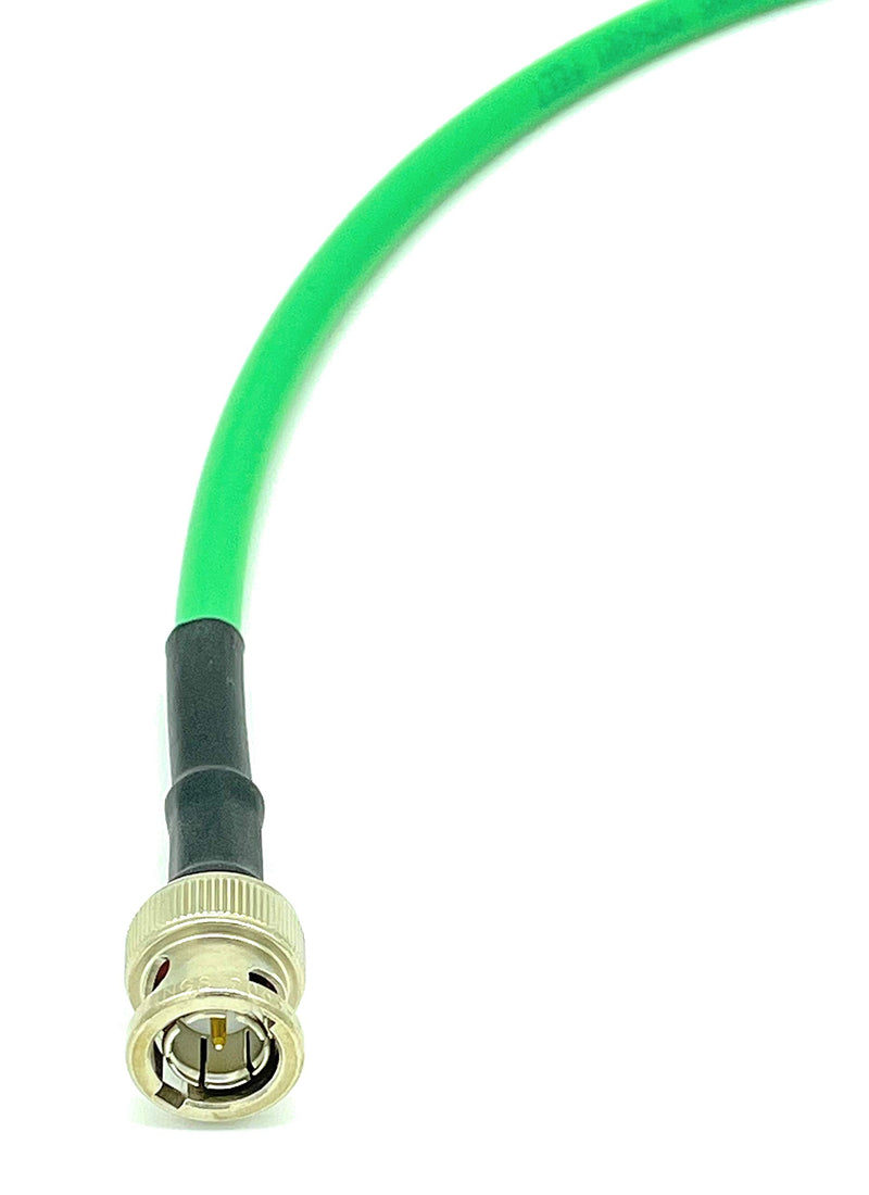 25ft AV-Cables 3G/6G HD SDI BNC Cable Belden 1505A RG59 - Green 25ft