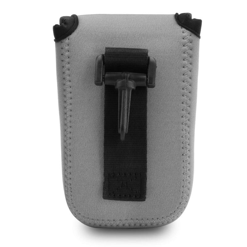 MegaGear MG039 Ultra Light Neoprene Camera Case compatible with Canon PowerShot SX740 HS, SX730 HS, SX720 HS, SX710 HS, SX700 HS, Sony Cyber-shot DSC-HX60V - Gray