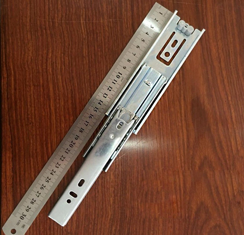 [AUSTRALIA] - Btibpse 6 inch Length Full Extension Drawer Slides Telescopic Ball Bearing Slide Rail for Furniture 1 Pair 