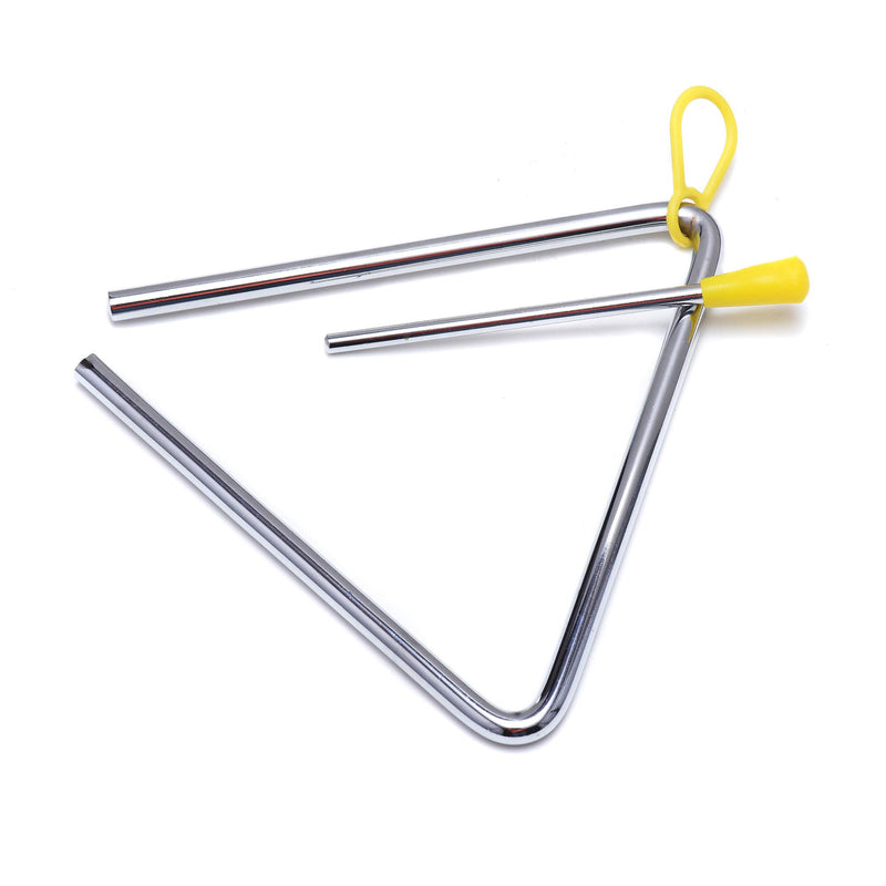 6 Inch Musical Steel Triangle Percussion Instrument With Striker 6 Inch