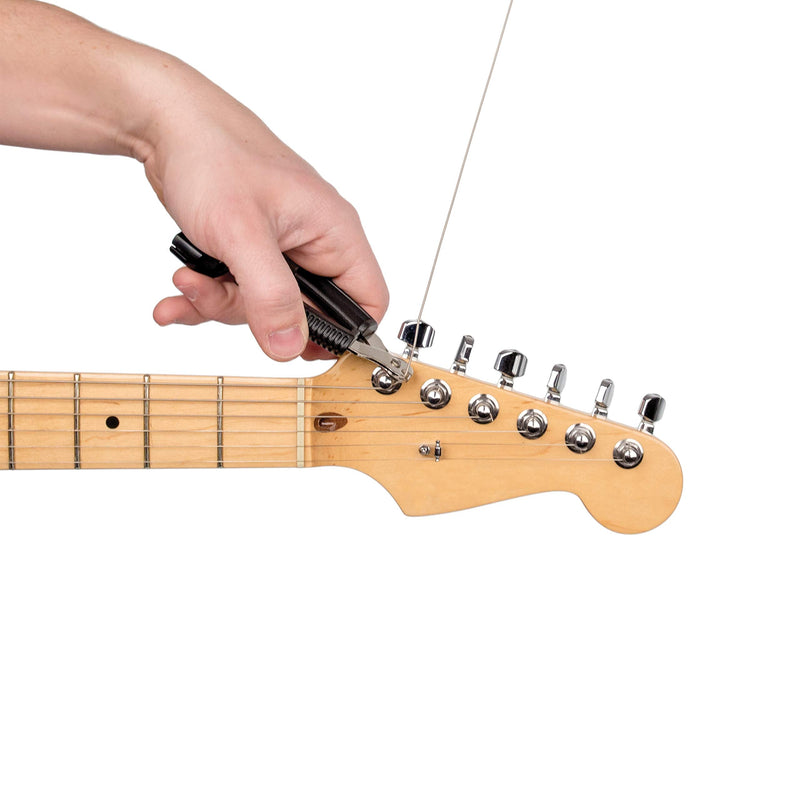 D'Addario Accessories Pro-Winder - Guitar String Winder, Guitar String Cutter, Guitar Bridge Pin Puller - Ultimate Ergonomic All in One Guitar Tool for Restringing - Black Guitar ProWinder