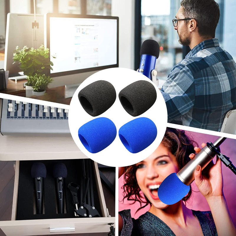 Wind Protection Foam Microphone Cover Microphone Cover Micro Pop Filter Foam Protection Sponge Microphone Cover Microphone Sponge Protection Microphone Windshield Foam Foam Microphone Cover Protection