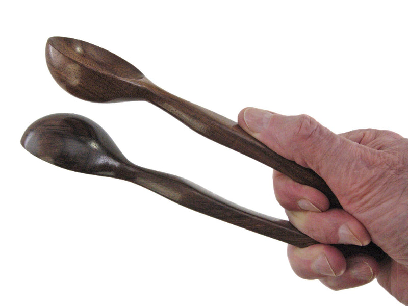 Pea Patch Teak Musical Spoons (Gumbo Style), Long - w/free instruction booklet