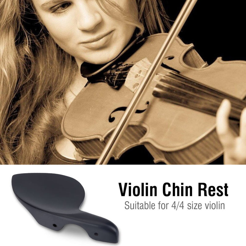 [AUSTRALIA] - Violin Chin Rest with Standard Adjustable Metal Bracket for 4/4 Size Music Instrument Accessory 