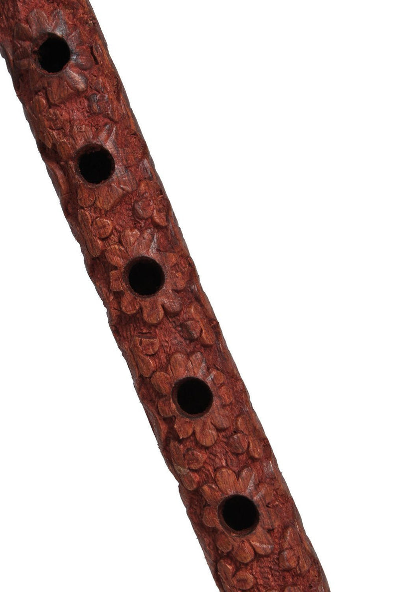 Chirstmas Sale -13" Authentic Traditional Indian Musical Instrument Hand Carved Wooden Decorative Flute