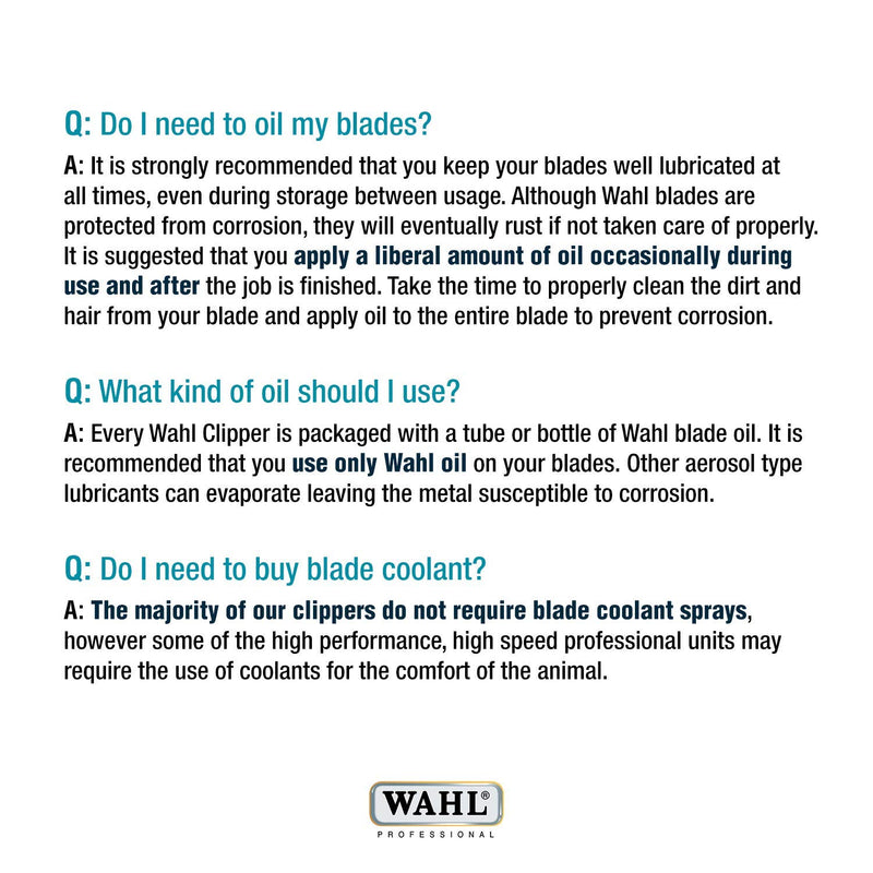 Wahl Professional Animal Blade for Wahl's BravMini and ChroMini Pet, Dog, Cat, and Horse Trimmers #30 Fine Blade