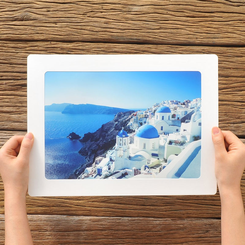 Monolike Paper Photo Frames A4 White 10 Pack - Fits A4" Pictures A4 White 10p