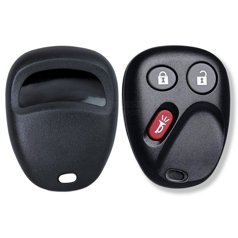 KeylessPros 3-Button Replacement Key Fob Keyless Entry Remote, fits Chevy Suburban Tahoe Avalanche Silverado, GMC Sierra Yukon, Cadillac Escalade, 21997127, LHJ011 (2-Pack) 3-BTNx2