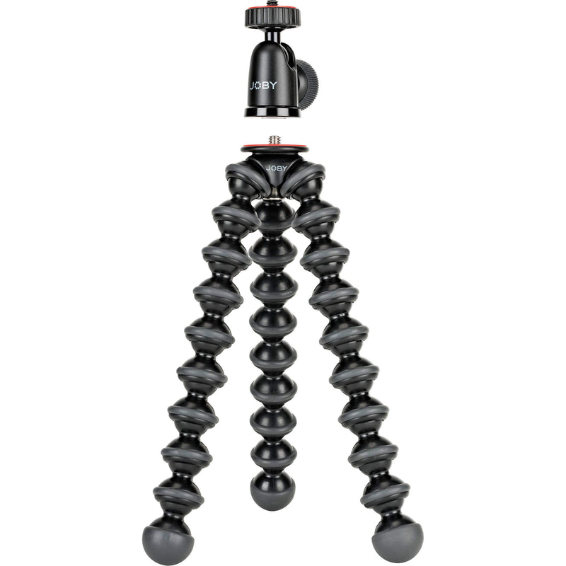 Joby JB01503 GorillaPod 1K Kit. Compact Tripod 1K Stand and Ballhead 1K for Compact Mirrorless Cameras or Devices up to 1k (2.2lbs). Black/Charcoal.