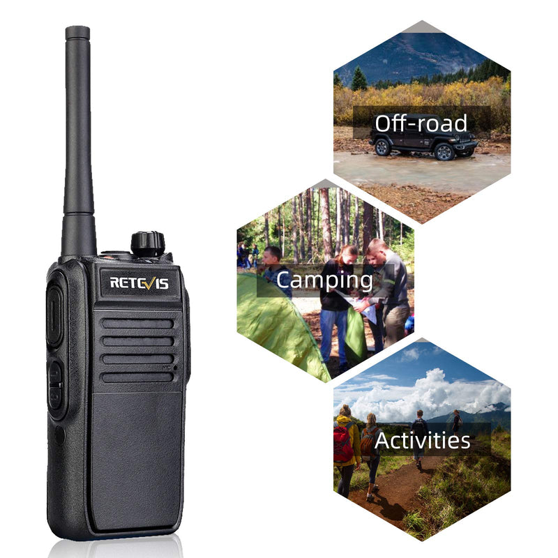 Retevis RT78 Bluetooth Longe Range Walkie Talkie Rechargeable 5200mAh, IP67 Waterproof, Dual Band 2 Way Radio APP Operation, High Power Two Way Radio (1 Pack)