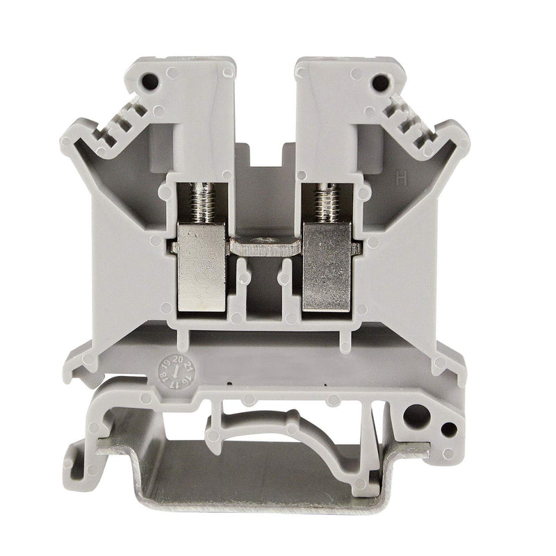 ASI ASIUK5N Din Rail Mounted Terminal Block, Screw Clamp (Pack of 50) 1-(Pack)