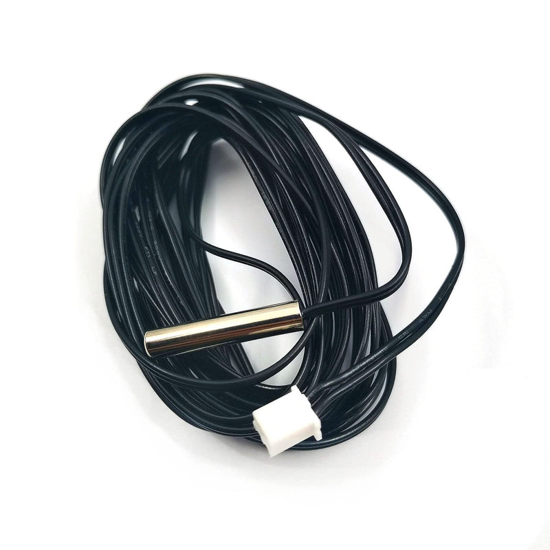 [AUSTRALIA] - DEVMO 5Pcs NTC 10K 3950 Ohm Waterproof Temperature Sensor Probe Stainless Digital Thermal Sensor Probe Cable Length 2M 