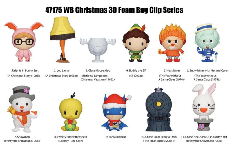 Warner Bros. Christmas - 3D Foam Bag Clip in Blind Bag