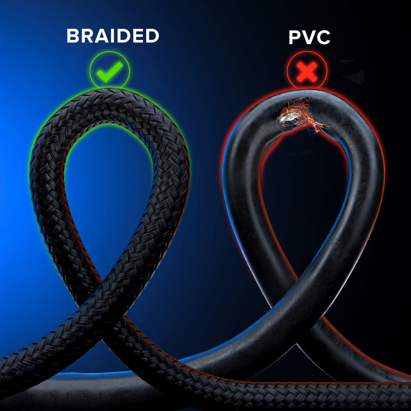 HDMI Cable 8k (Maximm Cable’s New Upgraded Design) HDMI 2.1, 10ft, Certified 48Gbps, 8K@60Hz 18Gbps 4K@120Hz Ultra High-Speed Gaming HDMI Cable, 8k/4k Cable, 3 Pack, UL-Listed 10 Feet