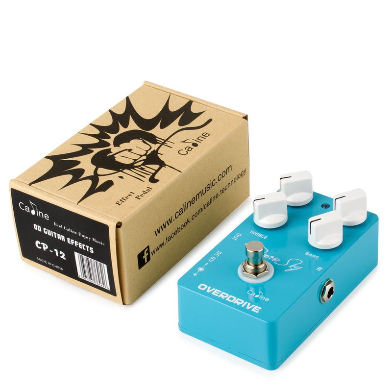 [AUSTRALIA] - Caline CP-12 Pure Sky Guitar Pedal Effect Highly Pure and Clean Overdrive Guuitar Fx (CP-12) 
