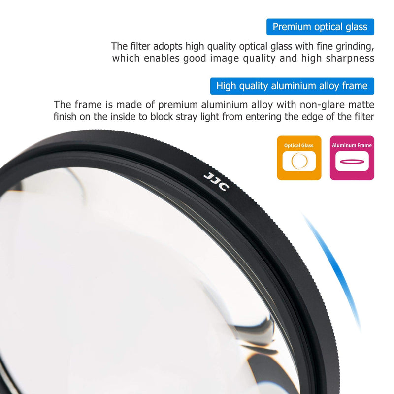 [AUSTRALIA] - 49mm Macro Close-Up Filter Set (+2 +4 +8 +10) Macro Filter Accessory with Filter Pouch for Canon EOS M6, M6 Mark II, M5, M50, M50 Mark II, M200 with Canon EF-M 15-45mm f/3.5-6.3 is STM Lens 49mm 