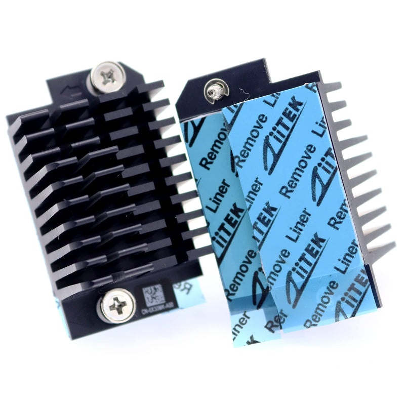 Deal4GO 2-Pack VR Heat Sink Module VRM Heatsink X30MK 0X30MK Replacement for Dell Alienware Aurora R13 XPS 8950 Precision 3660,Black,CN-0X30MK