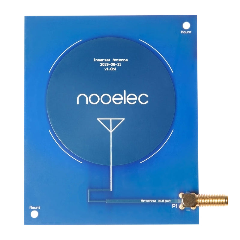 Nooelec Inmarsat Patch Antenna - High Gain (3.5dBi) 1550MHz PCB Antenna with SMA Connector for AERO