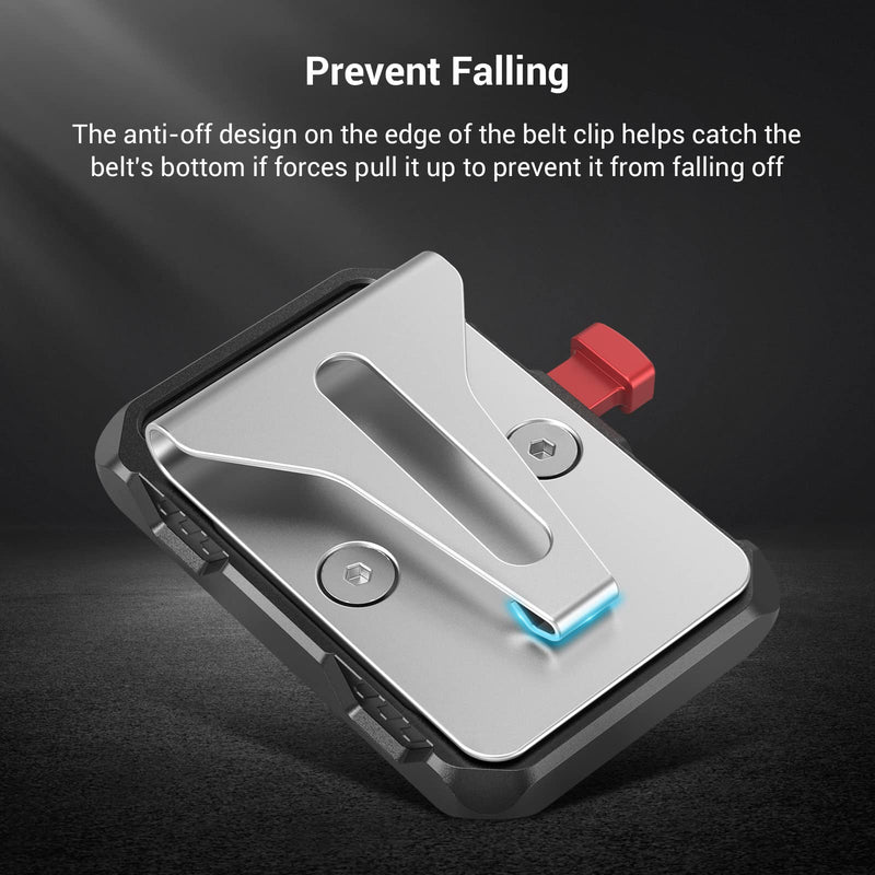 [AUSTRALIA] - SMALLRIG Mini V-Lock Mount Battery Plate with Belt Clip - 2990 