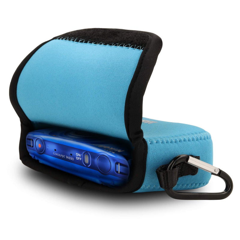 MegaGear Ultra Light Neoprene Camera Case Compatible with Nikon Coolpix W150, W100, S33 Blue