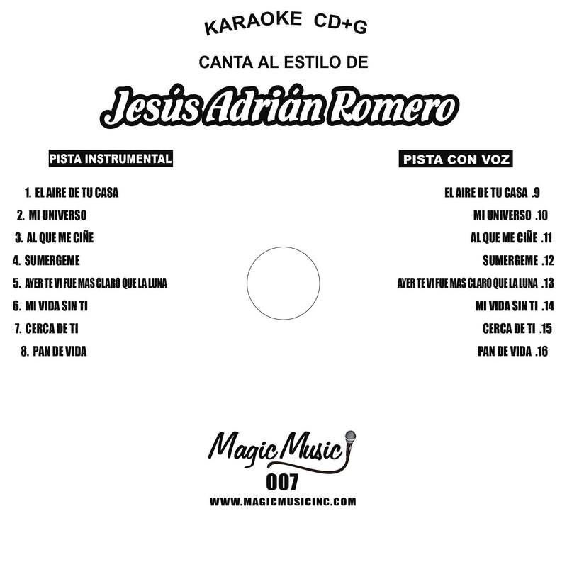 Karaoke Jesus Adrian Romero (Cristiano)