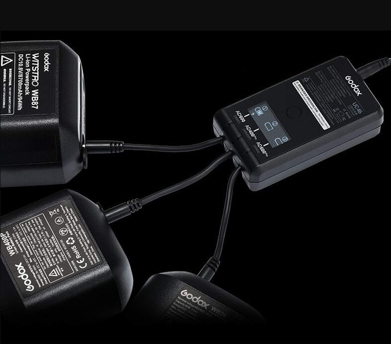 [AUSTRALIA] - Godox UC46 30W PD Adapter Battery Charger with Type-C Charging Cable for Godox AD400pro, AD600, AD600pro 