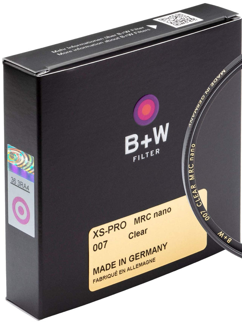 B+W 49mm XS-Pro Clear with Multi-Resistant Nano Coating (007M)