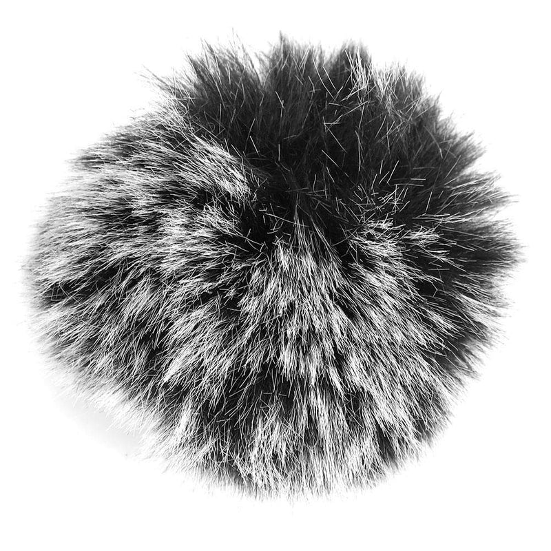 Tosuny Wind Shield, Microphone Furry Windscreen Muff Filter Cover Windscreen Windshield Muff Fur Fits for Wm6/WM8/M1