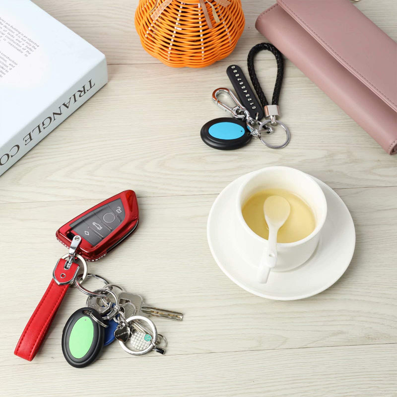 Vodeson KeyTag Key Finder Remote Control Finder, Easy to Use Suitable for The Elderly Key Locator Device,Whistle Phone Keychain Finder,Item Tracker,1 RF Transmitter 2 Receivers