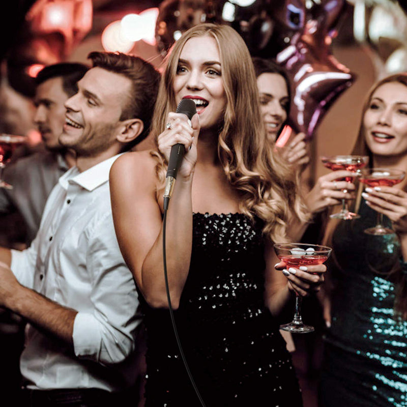 [AUSTRALIA] - TONOR Dynamic Karaoke Microphone for Singing with 16.4ft XLR Cable, Metal Handheld Mic Compatible with Karaoke Machine/Speaker/Amp/Mixer for Karaoke Singing, Speech, Wedding and Outdoor Activity 