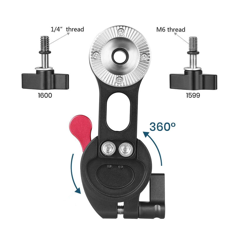 SMALLRIG Rosette EVF Mount for NATO Rail System, for Zacuto Gratical HD EVF - 1583