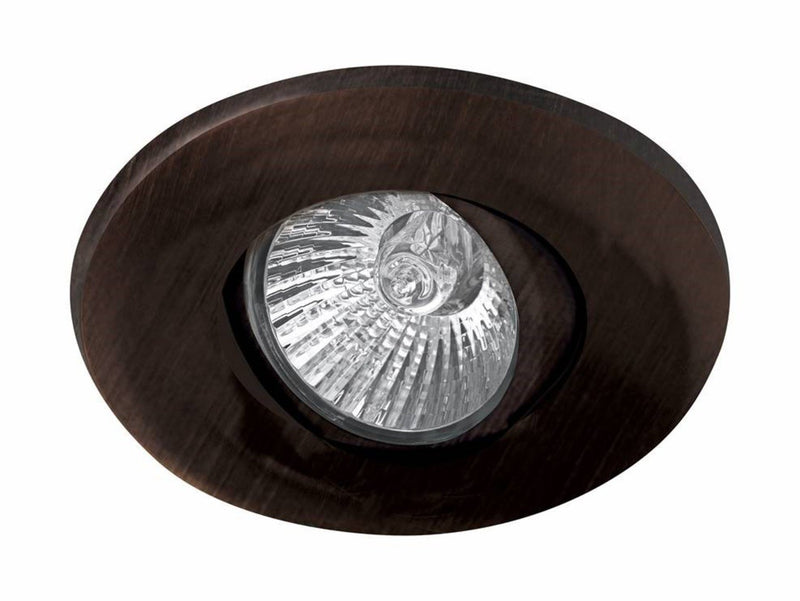 3" Swivel Round Trim Recessed Lighting Kit, Oil Rubbed Bronze Finish, Easy Install Push-N-Click Clips, 3.25" Hole Size,90712 1 Pack Oil Rubbed Bronze Swivel