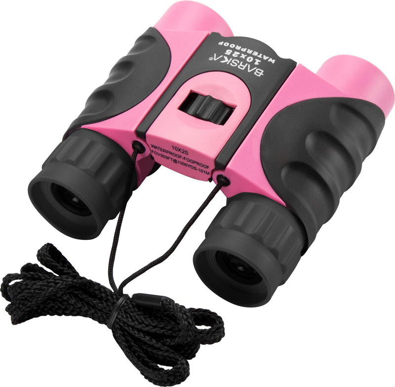Barska AB12418 10x25 Waterproof Binocular, Pink