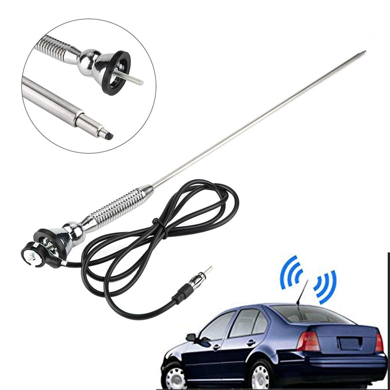 [AUSTRALIA] - Qiilu Automotive Antennas, 18.5" Universal Car Roof Fender Radio AM/FM Aerial Antenna 180°Swivel 