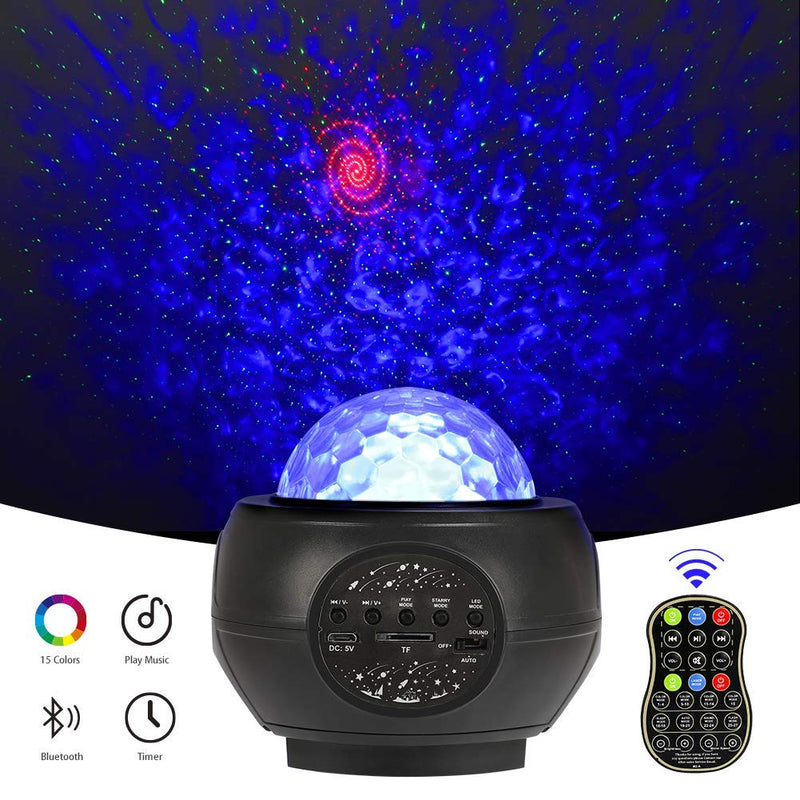 Galaxy Projector LED Star Projector Starry Night Light Projector with Bluetooth Speaker & Remote Control Star Light Projector for Bedroom Led Projector Lights