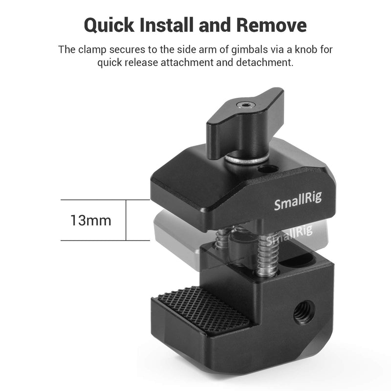 SmallRig Counterweight & Mounting Clamp Kit for DJI Ronin-S/Ronin-SC and Zhiyun Weebill/Crane Series Gimbals BSS2465