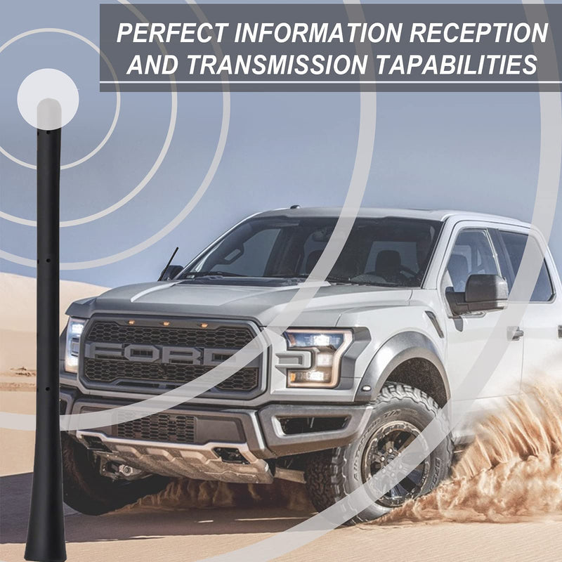 [AUSTRALIA] - Radio Antenna Compatible with Ford F150 2009-2022, 7 Inch Short Antenna Replacement Car Wash Proof 