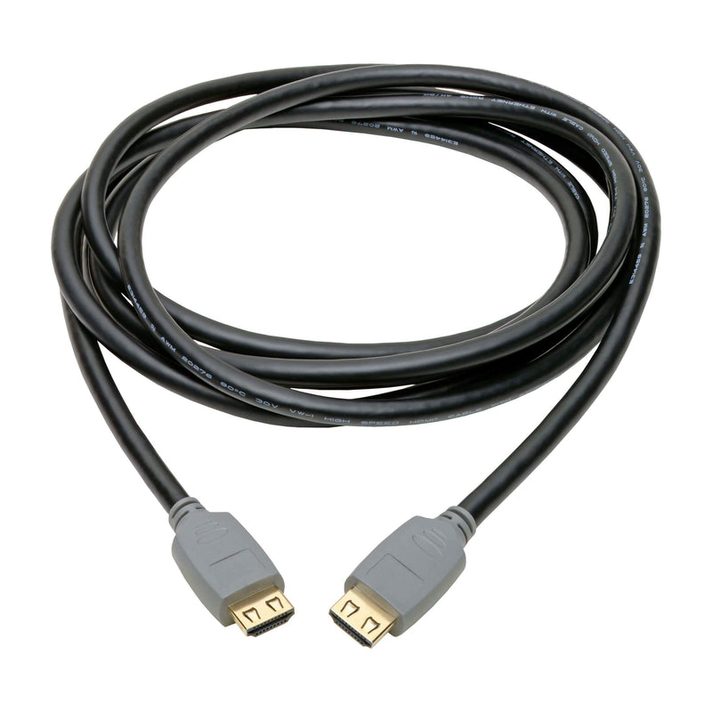 Tripp Lite High Speed 4K HDMI 2.0a Cable with Gripping Connectors (M/M), Black, 10 ft. (P568-010-2A) 10 ft.