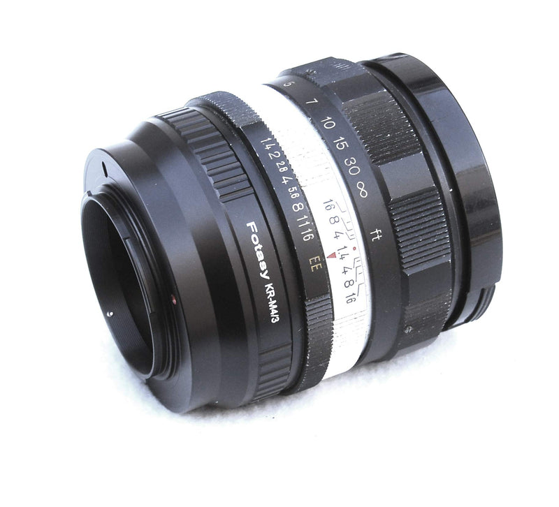 Fotasy Konica AR Lens to M4/3 Adapter, KR to MFT Mount Converter, fits Olympus E-PL8 E-PL9 E-M1 E-M5 E-M10 I II III E-PM2 E-PM1 Pen-F E-M1X/ Panasonic G7 G9 GF8 GH5 GX7 GX8 GX9 GX85 GX80 GX850 G90 G91 Konica AR Lens to M43 Adapter