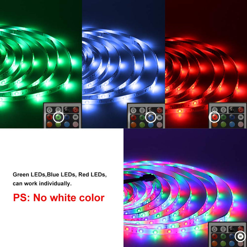 [AUSTRALIA] - Daybetter Led Strip Lights Waterproof 10M 32.8ft Color Changing RGB 3528 600 LEDs, Led Lights for Bedroom,Holiday 