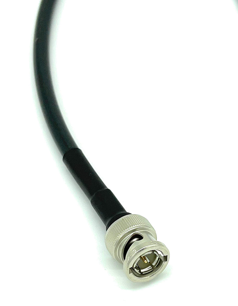 AV-Cables 3G/6G HD SDI BNC Cable Belden 1505A RG59 - Black (1.5ft) 1.5ft