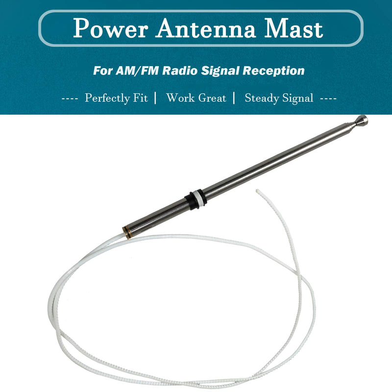 [AUSTRALIA] - Anina Power Antenna Mast Compatible with 2001-2007 Toyota Sequoia for AM/FM Radio Aftermarket Antenna Motor Replacement 86337AF011 Series 1 