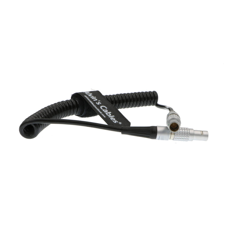 [AUSTRALIA] - Alvin's Cables 5 Pin Male to 5pin Timecode Coiled Cable for Sound Devices ZAXCOM DENECKE XL-LL Straight 5pin 